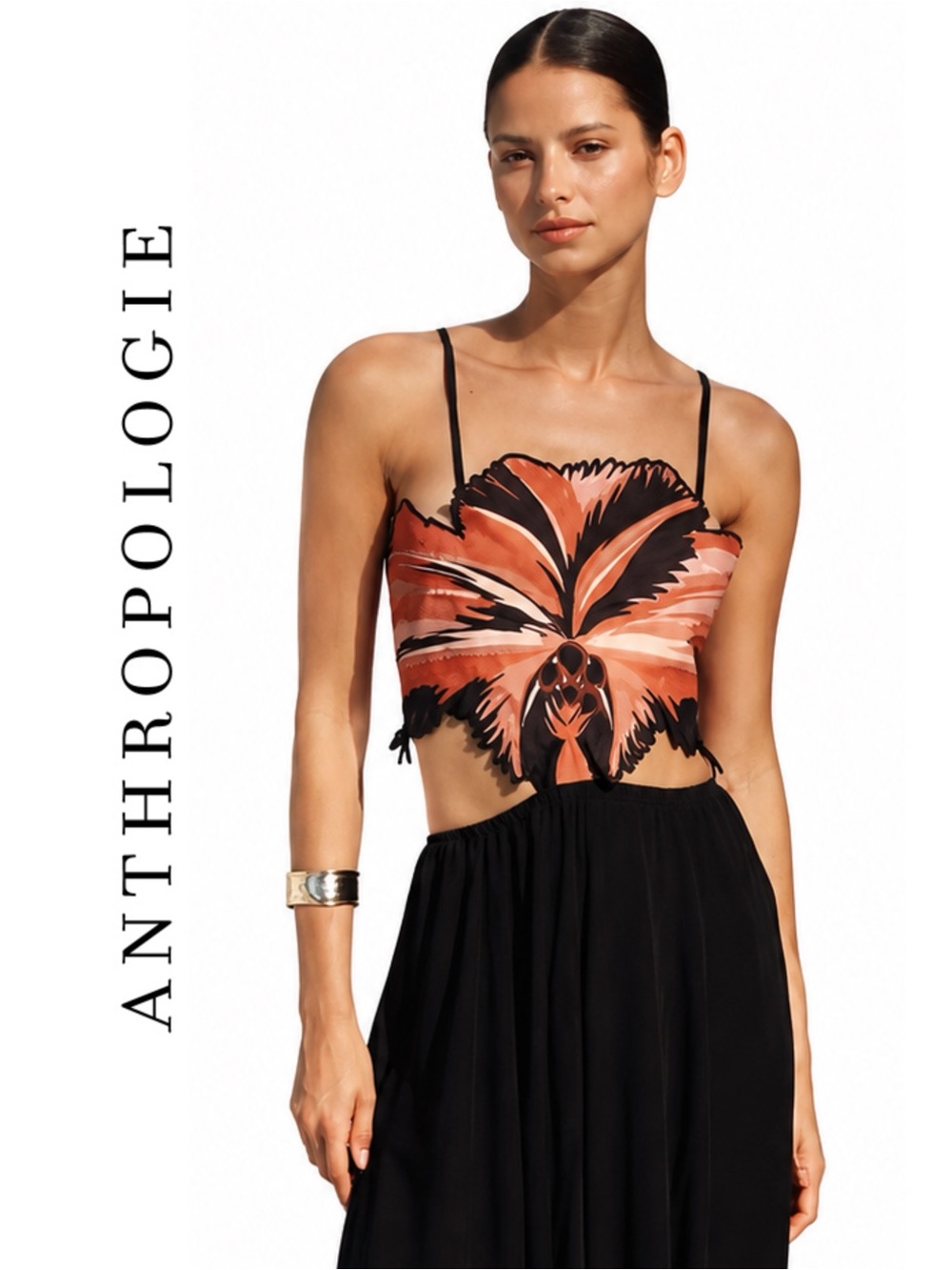 Anthropologie Maaji Boho Sunrise Owen Midi Dress